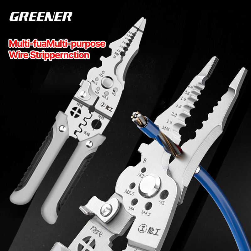 Automatic Wire Stripper Cutter - Tang Pengupas Kabel, Pemotong, dan Penjepit