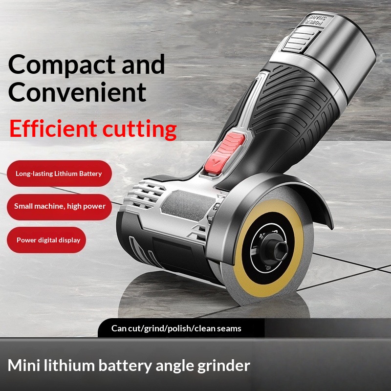Brushless Angle Grinder Battery Powered - Alat Gerinda Sudut Mini Gerinda Baterai