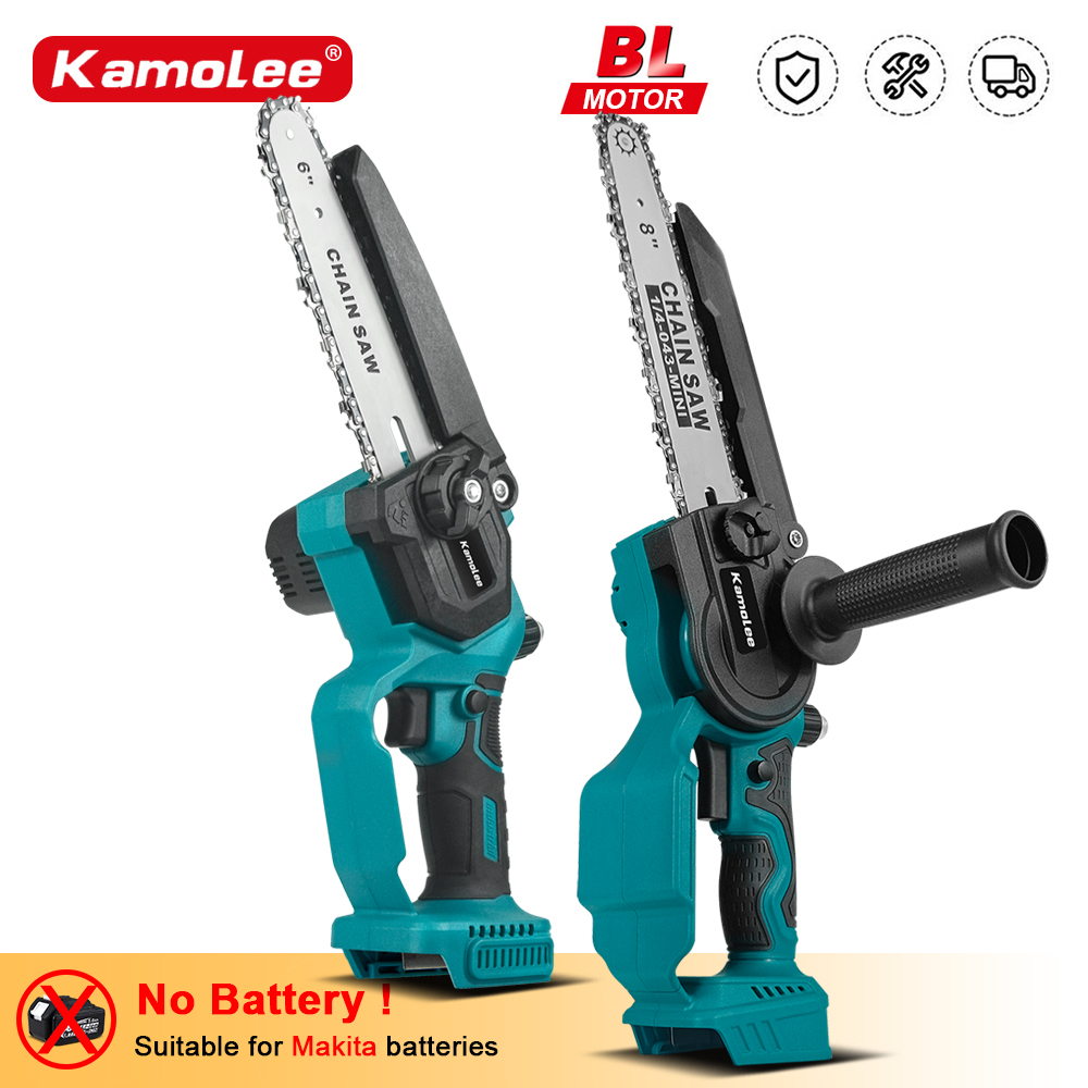 Mini Electric Chainsaw 6 Inch - Kamolee gergaji listrik Mini tanpa sikat,