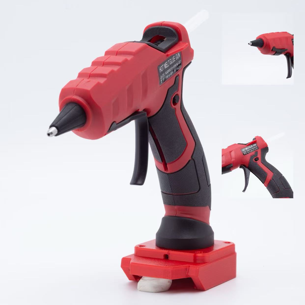 Hot Melt Glue Gun Cordless - Pistol Lem Panas 60W 7mm Tanpa