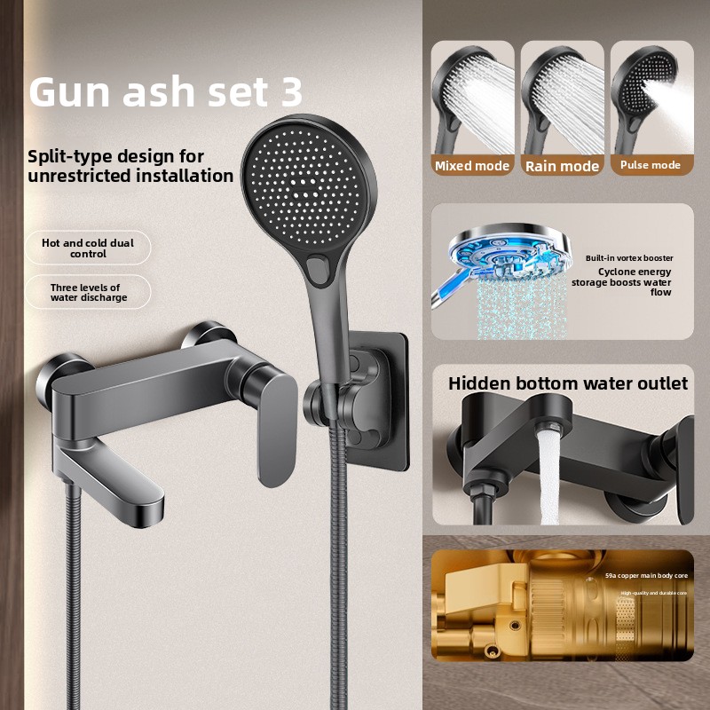 Set Keran Shower Tembaga Penuh - Plumbing ulasan dan harga