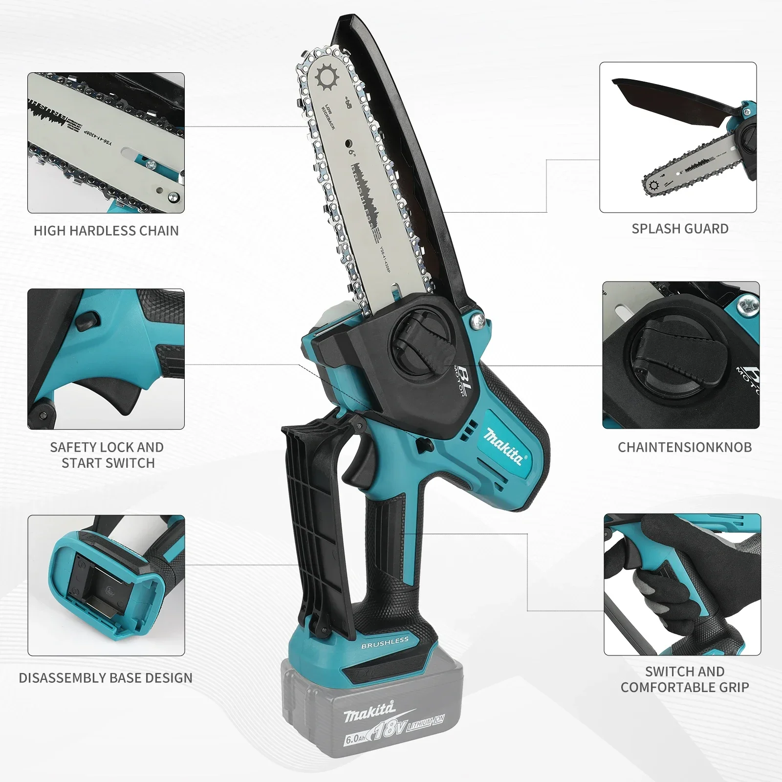 Makita UC286 Gergaji Rantai 6  - Mini Electric Chainsaw 6 Inch ulasan dan harga