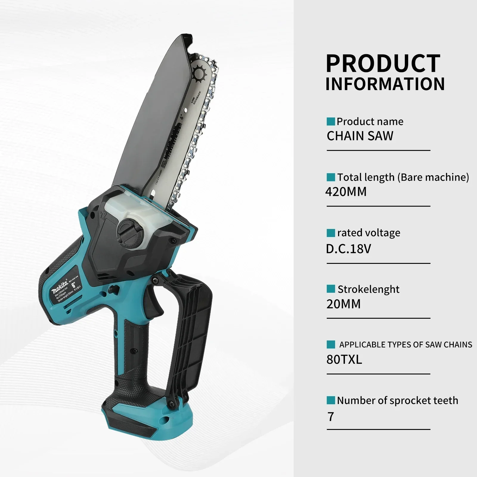 Makita UC286 Gergaji Rantai 6  - Mini Electric Chainsaw 6 Inch ulasan dan harga