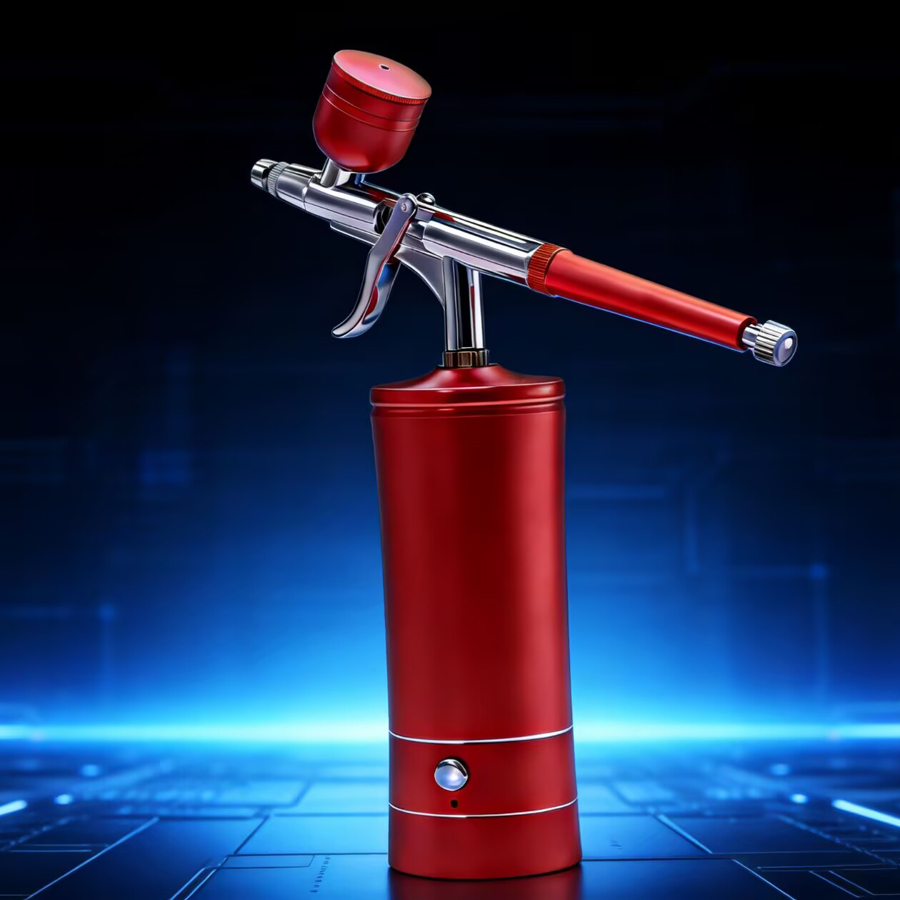 Alat Semprot Nirkabel Isi Ulan - Airbrush Kit With Mini Compressor ulasan dan harga