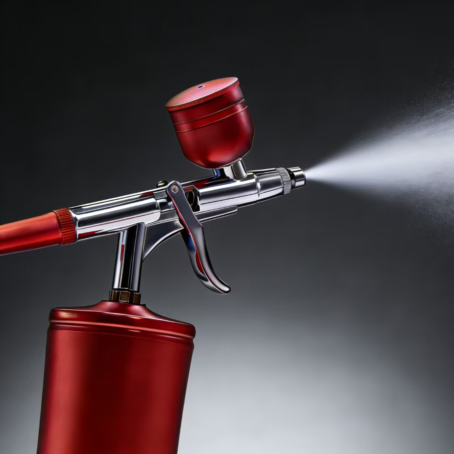Alat Semprot Nirkabel Isi Ulan - Airbrush Kit With Mini Compressor ulasan dan harga