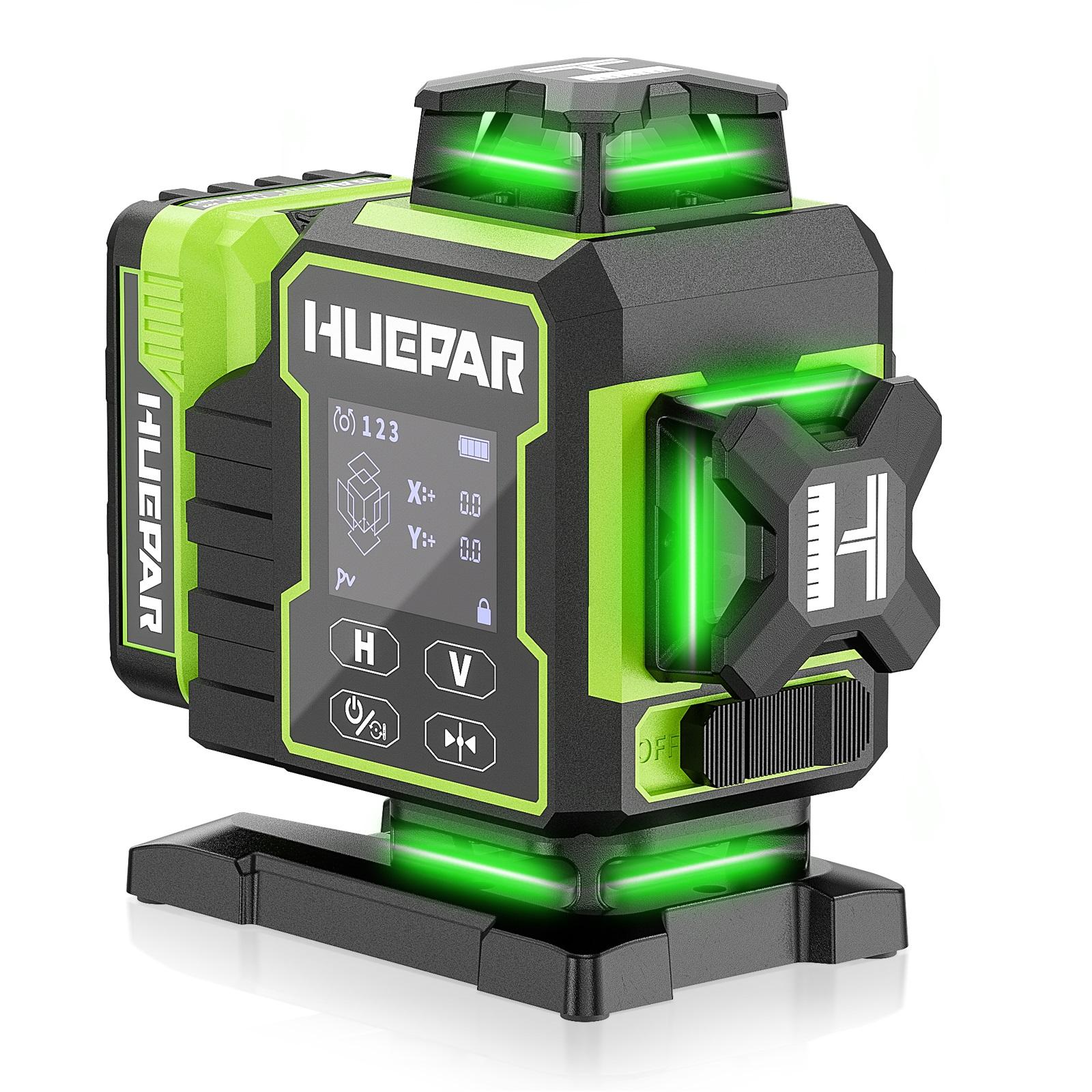 2026 Huepar W04CG Laser Hijau  - Laser Level 16 Lines 4D Green ulasan dan harga