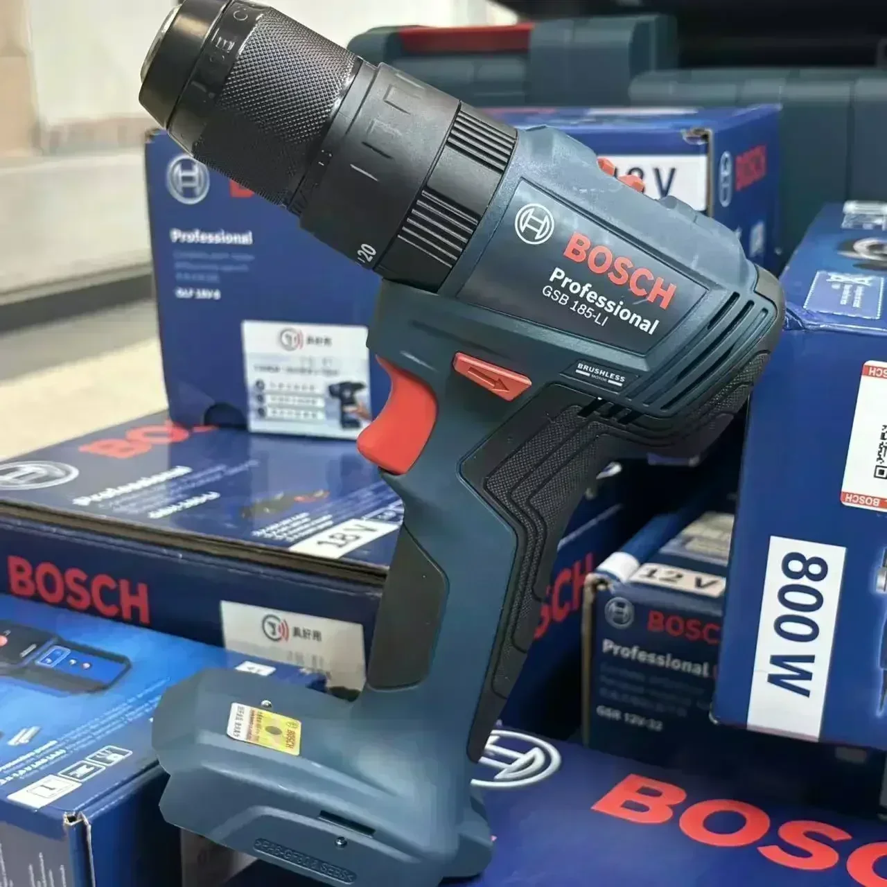 Bosch GSB 185-LI, Bor Listrik  - Brushless Cordless Electric Drill 18V ulasan dan harga