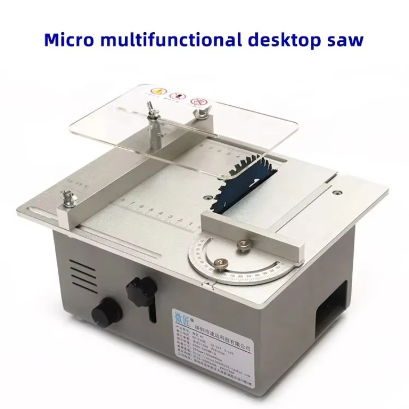 Mesin Gergaji Meja Mini Alumin - Mini Table Saw For Woodworking ulasan dan harga