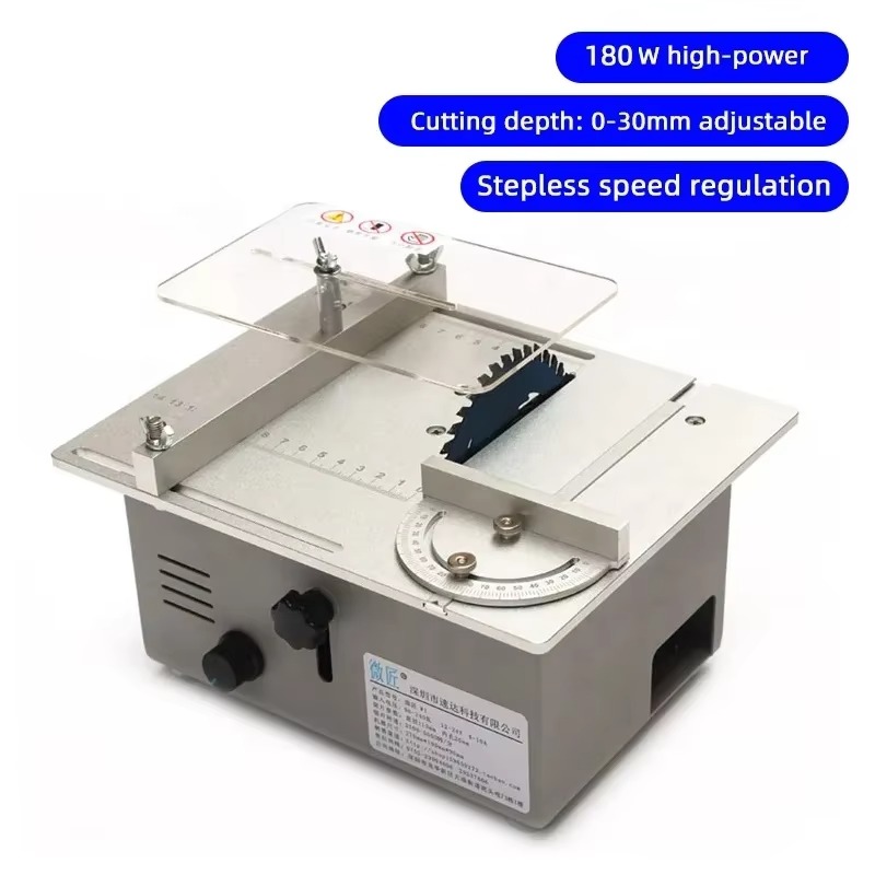 Mesin Gergaji Meja Mini Alumin - Mini Table Saw For Woodworking ulasan dan harga