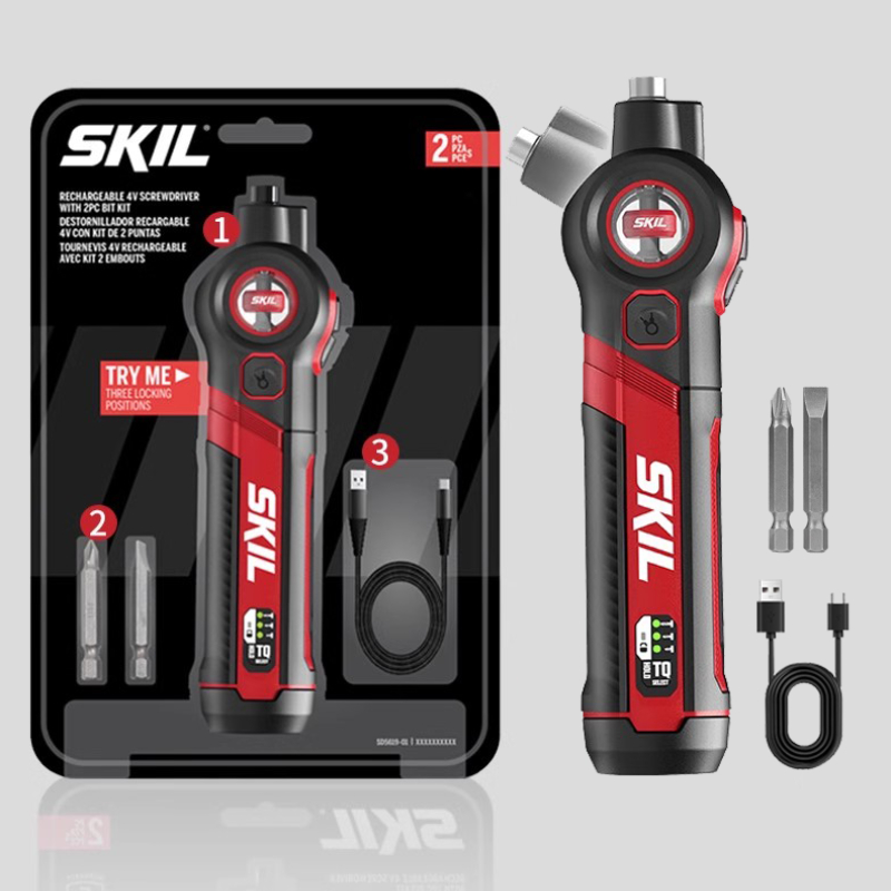 SKIL 5619 Set obeng listrik Mi - Electric Screwdriver Rechargeable Usb ulasan dan harga