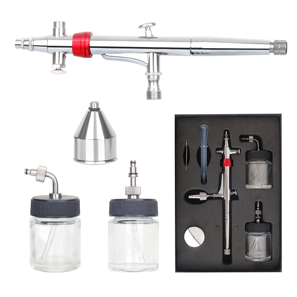 Pena Airbrush Rotary Aksi Gand - Airbrush Kit With Mini Compressor ulasan dan harga