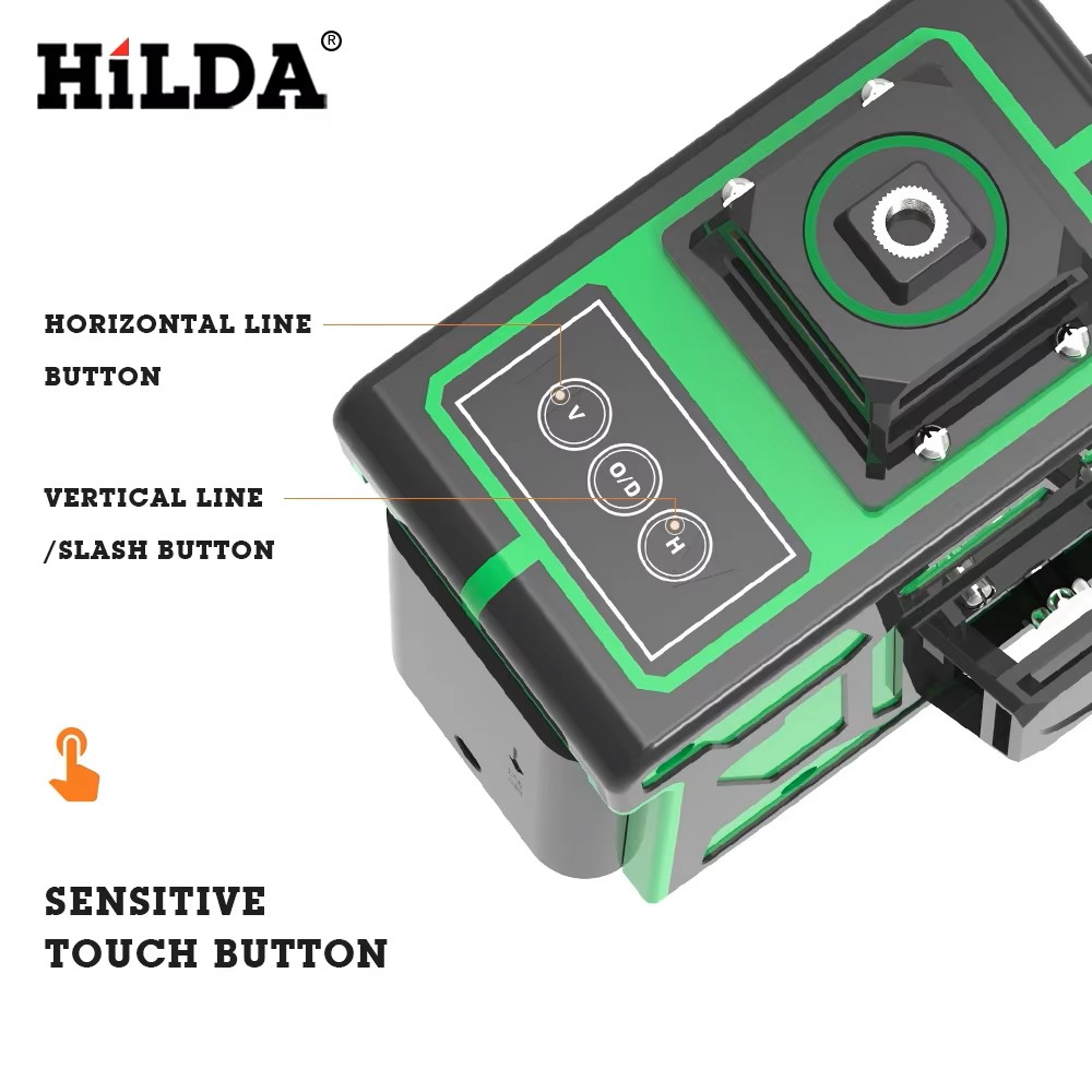 HILDA 16/12 Garis Laser Level  - Laser Level 16 Lines 4D Green ulasan dan harga