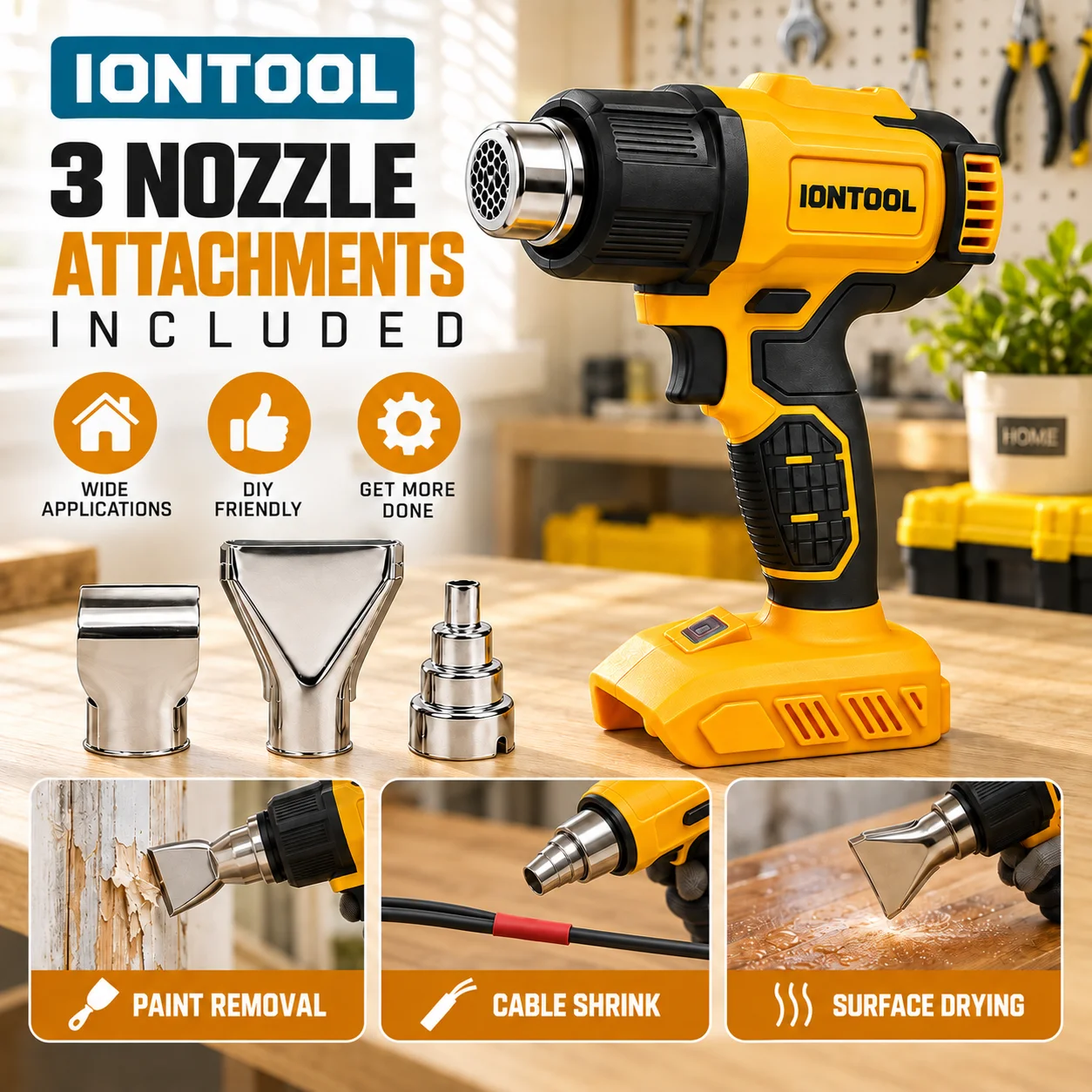 Pistol Pemanas Tanpa Kabel dan - Cordless Heat Gun For Shrink Tubing ulasan dan harga